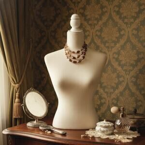 Vintage 1950s AB Crystal Triple Strand Necklace Amber Smokey Topaz Gold